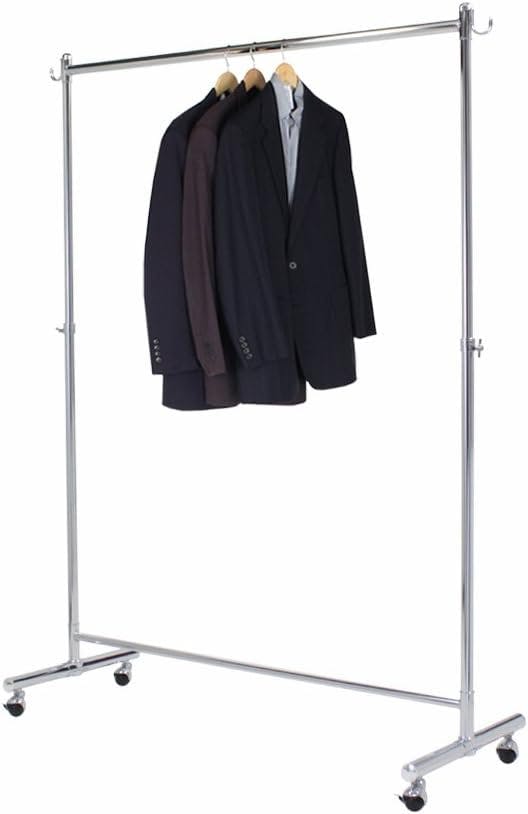 頑丈 ハンガーラック 幅136cm シングル 総耐荷重120kg シングルハンガー プロ仕様 コートハンガー 高さ伸縮 パイプハンガー コート掛け 洋服掛け 洋服ハンガー 収納 伸縮 業務用ハンガー 業務用 店舗 什器 展示  川口工器 19342【MKS-342】