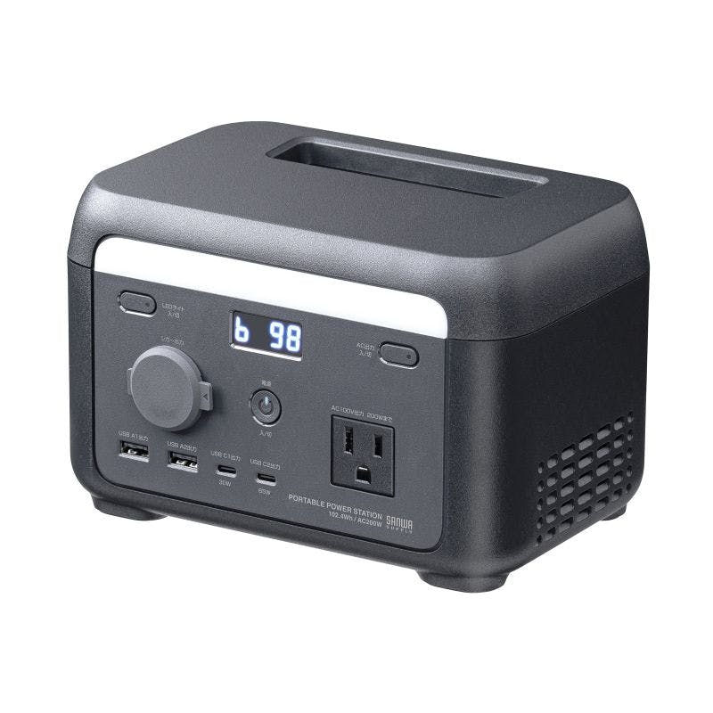ポータブル電源（102.4Wh・AC200W）