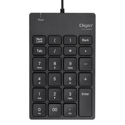 テンキーボード 静音 有線 USB ブラック TNK-SU228BK