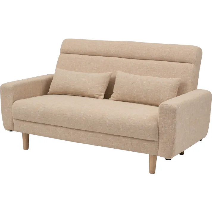 ノルム /色:ベージュ / 幅150×奥行78×高さ84×座面高42cm 組立式 【送料込み】