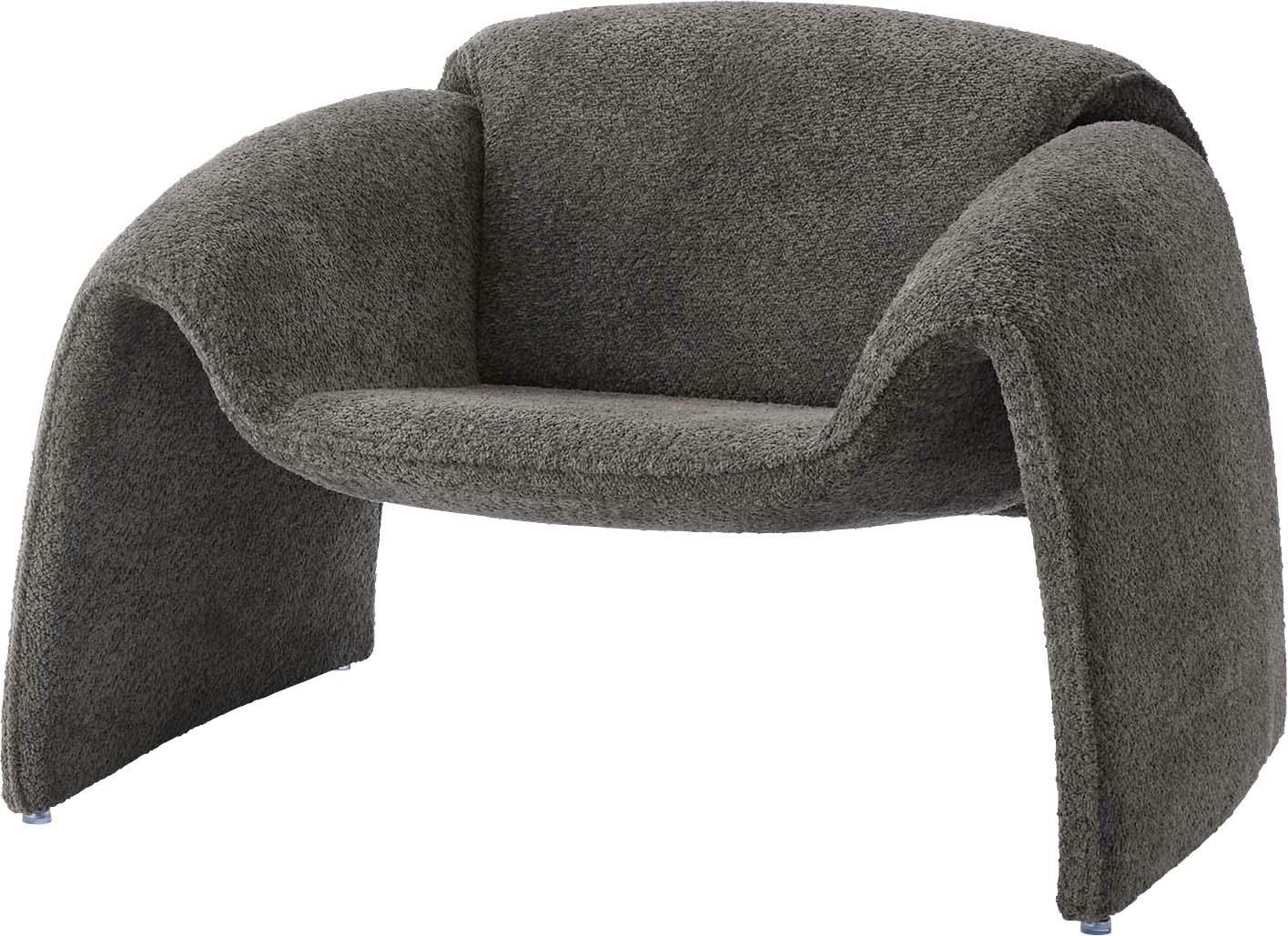 ソファ　／色：ダークグレー　／　幅101×奥行83×高さ66×座面高38cm　完成品 【送料込み】