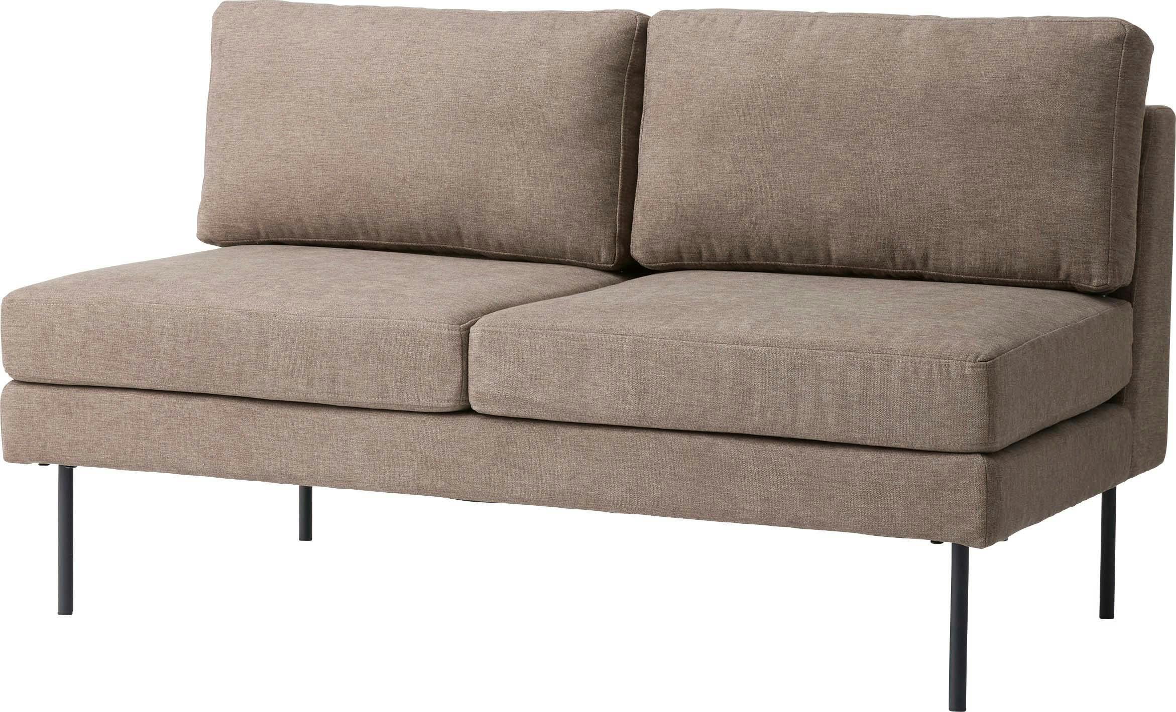 ソファ　／色：モカブラウン　／　幅130×奥行77×高さ76×座面高40cm　組立式 【送料込み】