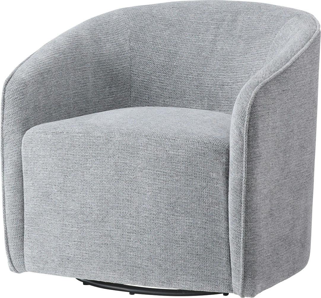 ラウンジソファ　／色：ライトグレー　／　幅74×奥行72×高さ73×座面高43cm　完成品 【送料込み】