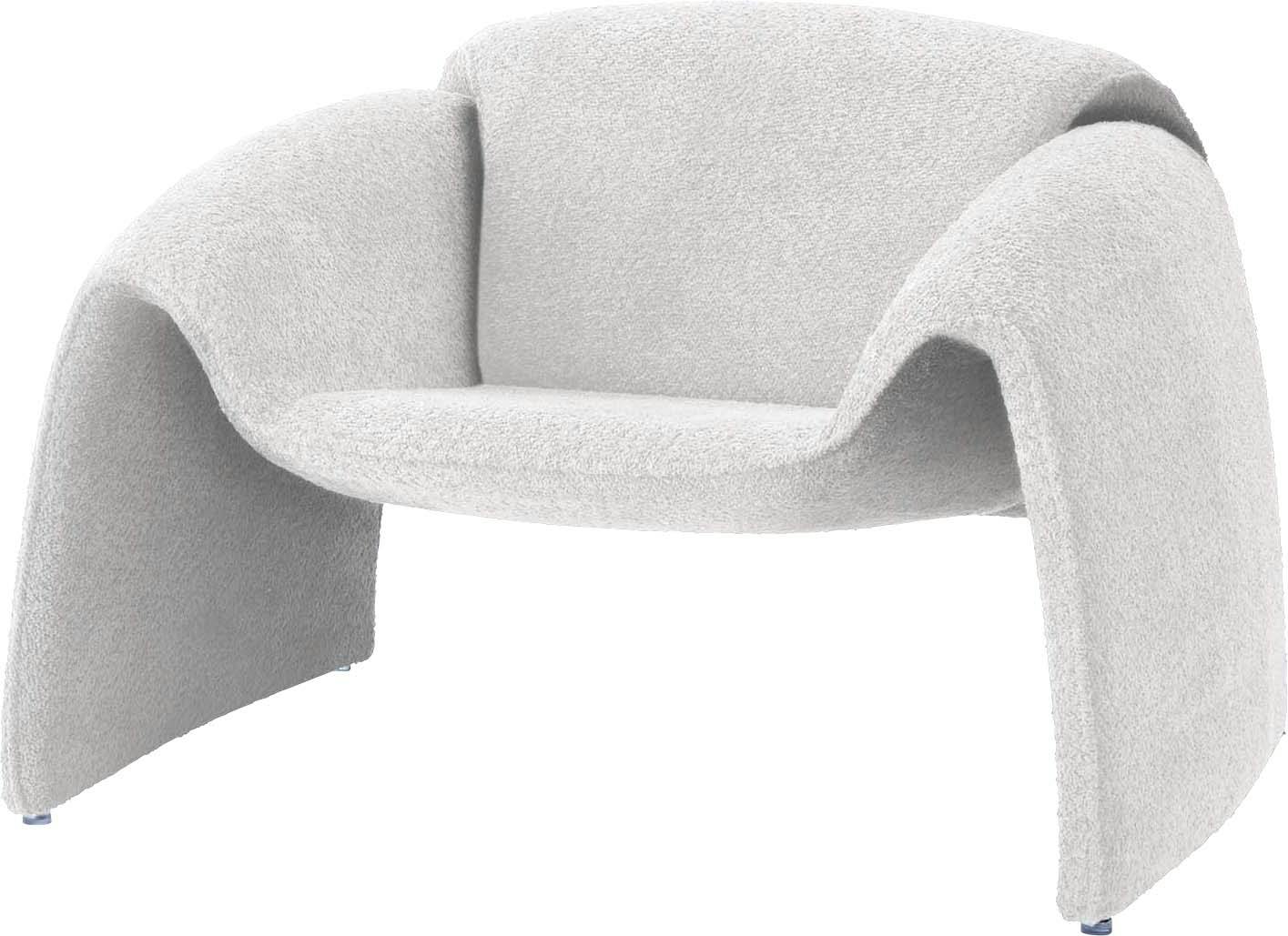 ソファ　／色：ライトグレー　／　幅101×奥行83×高さ66×座面高38cm　完成品 【送料込み】