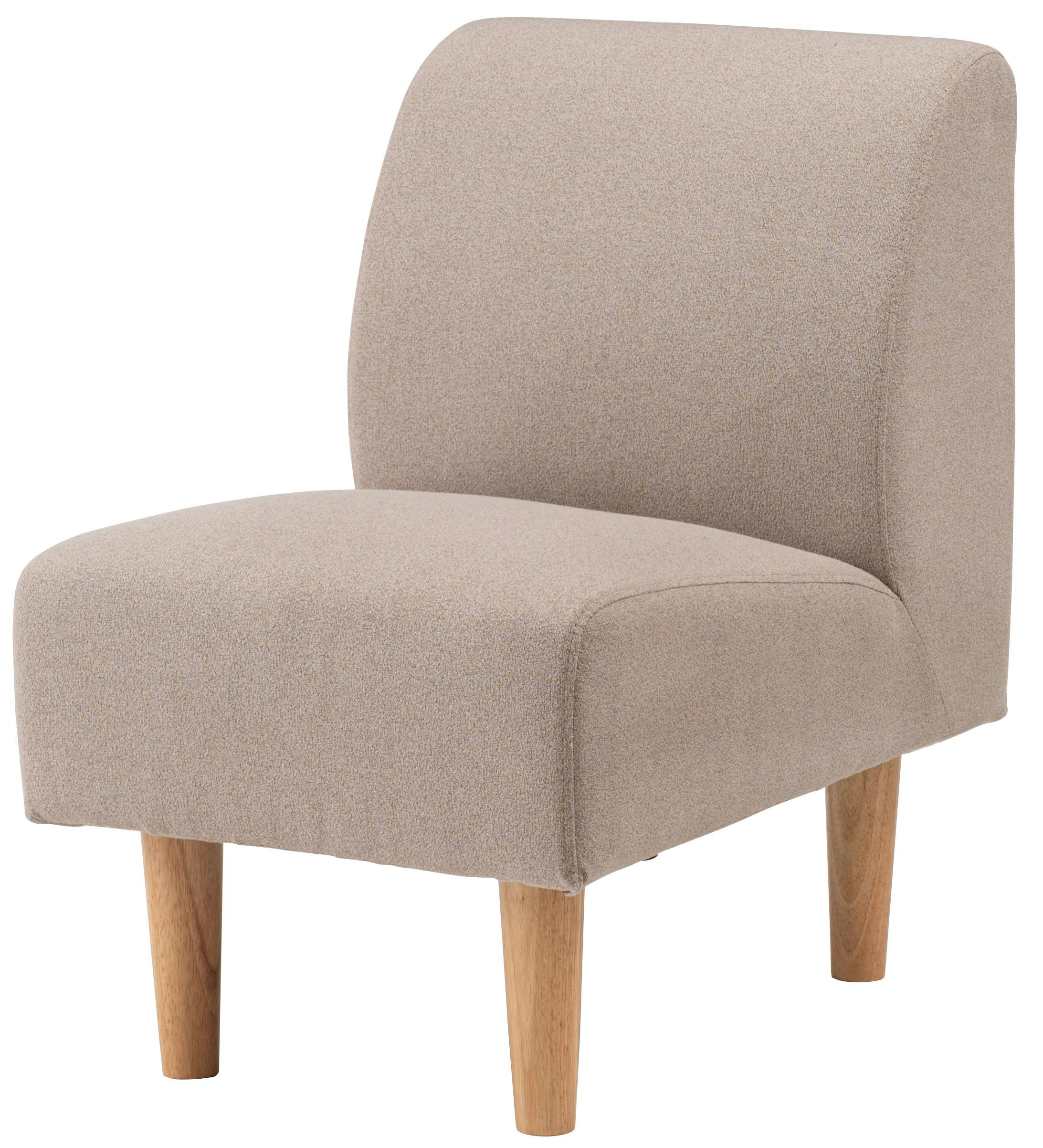 デリカ 1人掛　／色：ベージュ　／　幅47×奥行67×高さ72×座面高40cm　ねじこみ式 【送料込み】