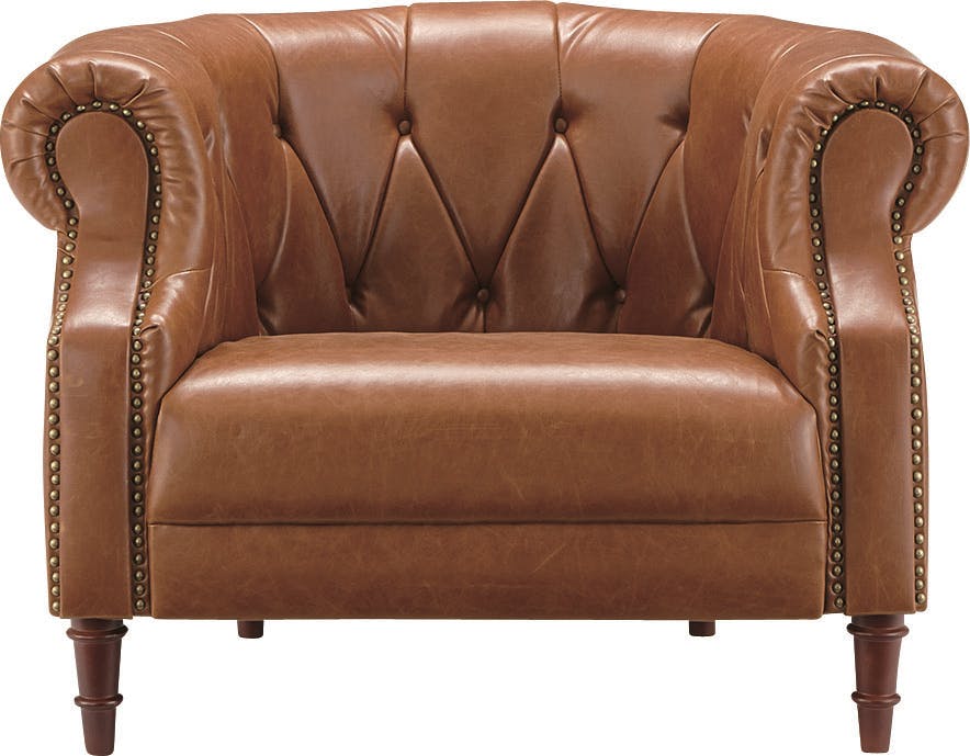 クイーンズ 1人掛　／色：ブラウン　／　幅103×奥行87×高さ72×座面高40cm　ねじ込み式 【送料込み】