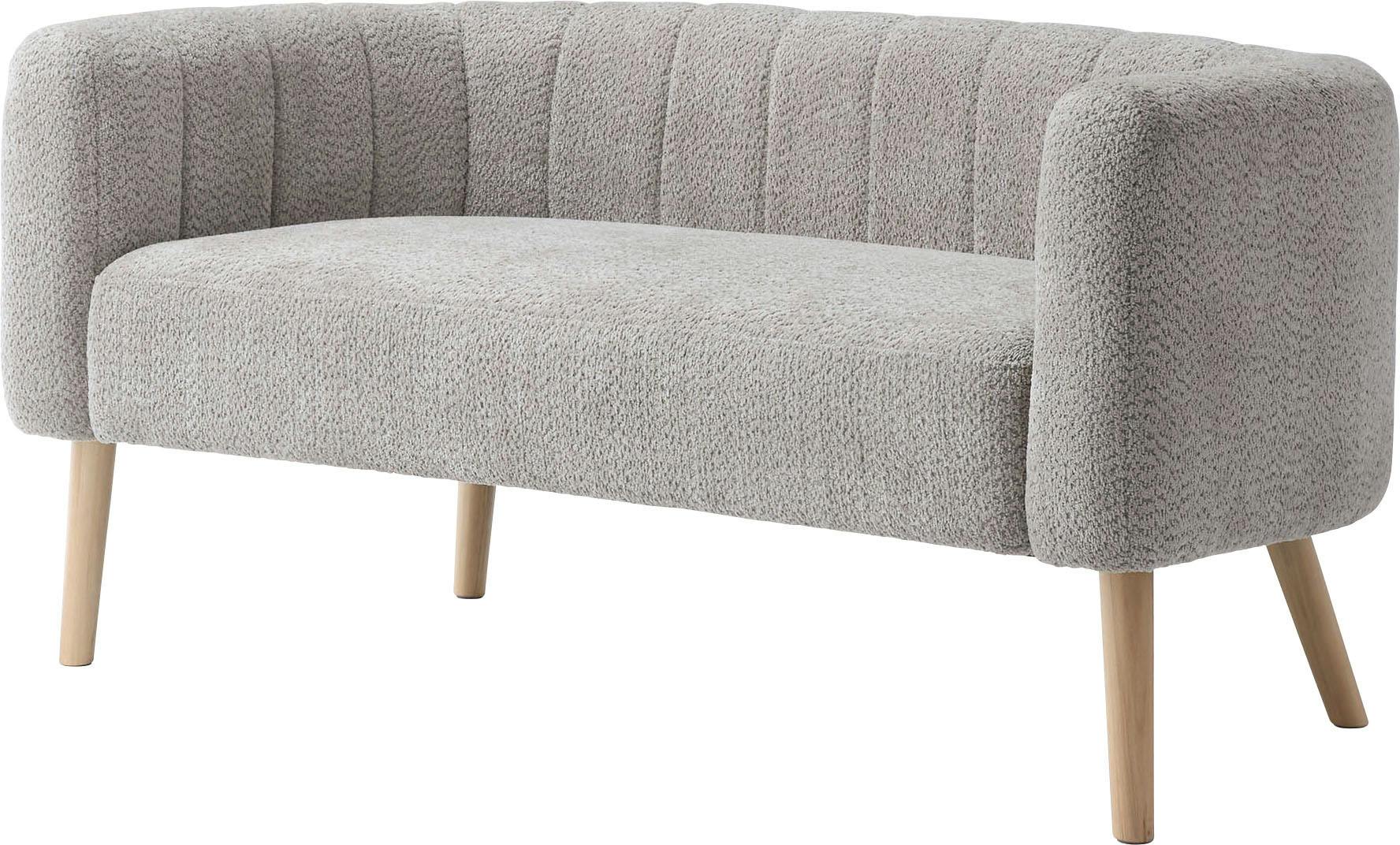 ソファー　／色：グレージュ　／　幅142×奥行72×高さ67×座面高44cm　組立式 【送料込み】