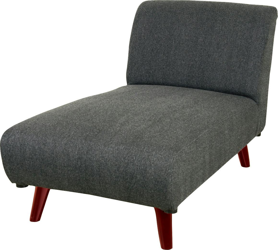 ネオトマソン カウチ　／色：グレー　／　幅65×奥行121×高さ71×座面高37cm　組立式 【送料込み】