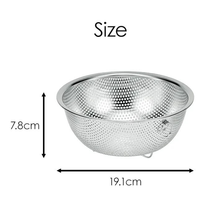 ボウル パンチング 18cm ステンレス 足付き シェフズボウル