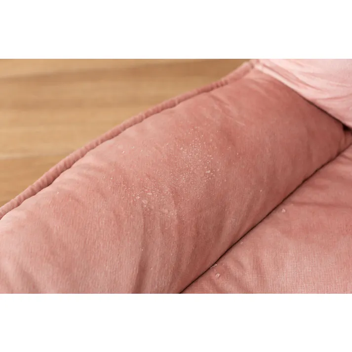 ソファベッド /色:ライトピンク / 幅85×奥行105-165×高さ27-77×座面高14cm 完成品 【送料込み】