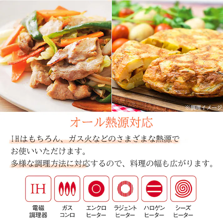 フライパン 20cm 軽量 フッ素加工 ガス火 IH対応 ダイヤモンドコーティング オール熱源対応 ふっ素樹脂塗膜加工 磨き仕上げ