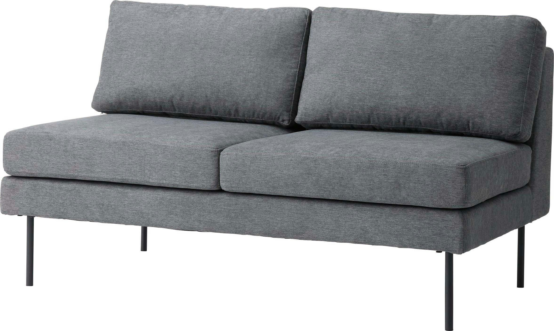 ソファ　／色：ダークグレー　／　幅130×奥行77×高さ76×座面高40cm　組立式 【送料込み】