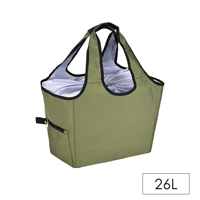 買い物バッグ 保冷 折りたたみ 買い物かご 肩掛け 保冷バッグ 26L 保冷バッグ 持ち手 肩掛け付き 巾着 折り畳み