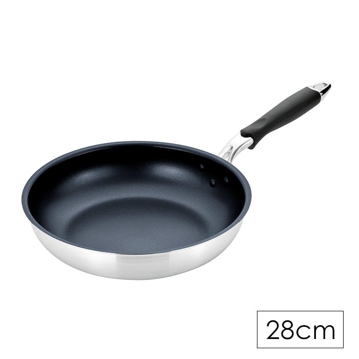 フライパン 28cm 軽量 フッ素加工 ガス火 IH対応 ダイヤモンドコーティング