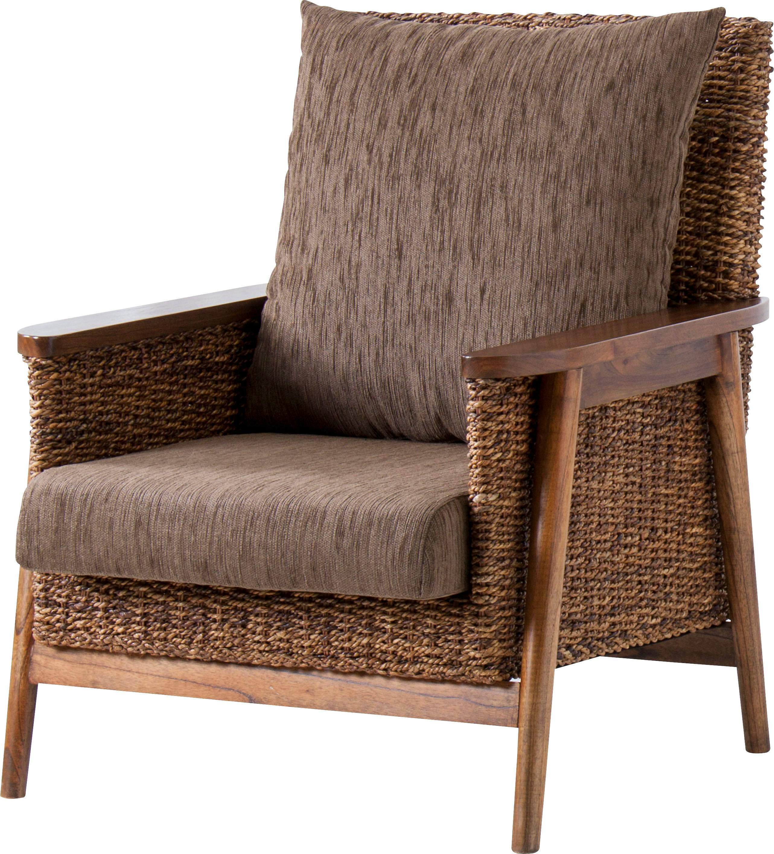 ソファ 1人掛　／色：ブラウン　／　幅75×奥行84×高さ91×座面高40cm　完成品 【送料込み】