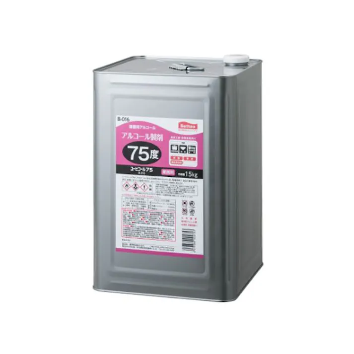 【1点/バラ】アルコール製剤 ユービコール75 15kg セッツ