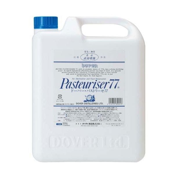 【1点/バラ】アルコール製剤 パストリーゼ77 5L ポリ容器 ドーバー