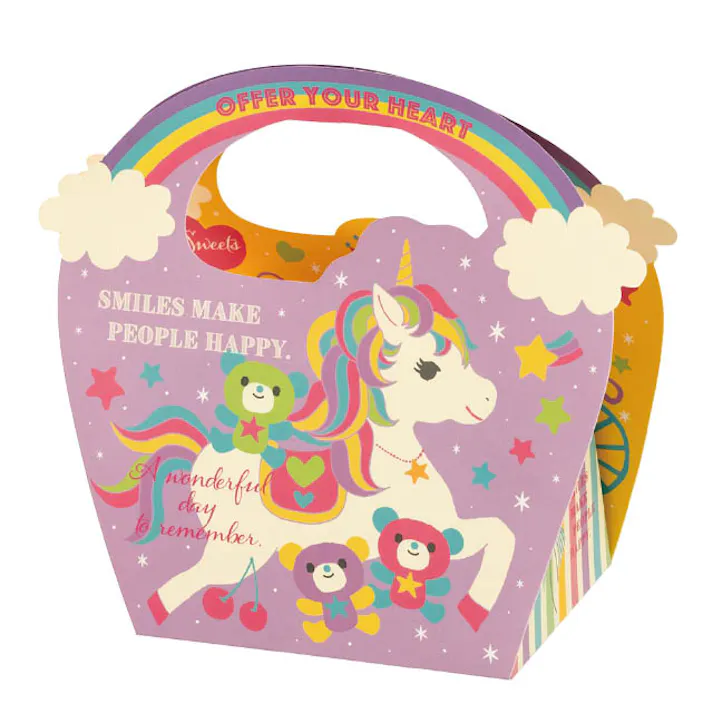 ヘッズ ギフトボックス W203×D90×H180mm ピンク 10枚 ファンシードリーム バッグ型 HEADS FCD-GB1