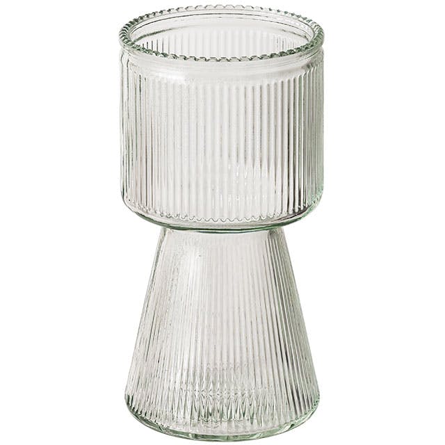 ヘッズ  花瓶 直径95×H190mm クリア 4個 スタンディングガラスフラワーベース HEADS GLS-FB23