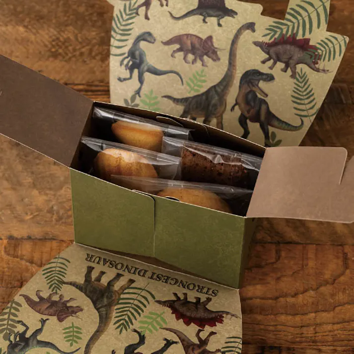 ヘッズ ギフトボックス W195×D90×H190mm ブラウン 10枚 ダイナソー バッグ型 HEADS DI-GB1