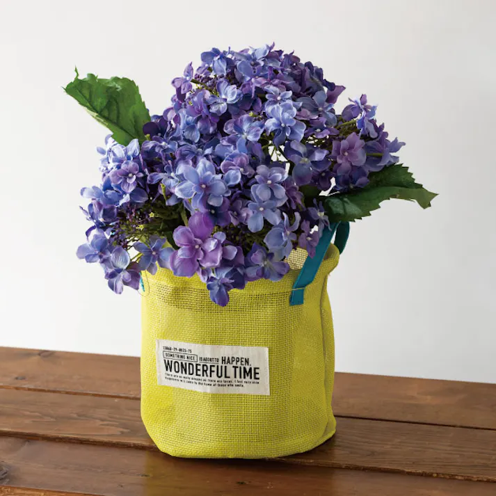 ヘッズ トレイ・カゴ 直径180×H180mm イエロー 6個 メッシュラウンドバスケットL HEADS MES-RLB7