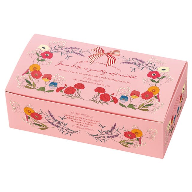 ヘッズ  ギフトボックス W190×D105×H60mm ピンク 20枚 ブルーミーフラワー M HEADS BLF-GM