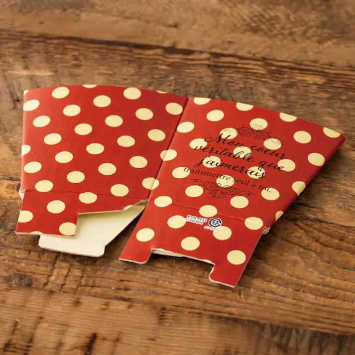 ヘッズ 日本製 トレイ・カゴ W90(65)×D90(65)×H85mm レッド 10枚 ポルカドットペーパートレイ HEADS PDR-GT1