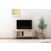 ローボード /色:グレー / 幅117×奥行37×高さ38cm / ローボード テレビ台 TV台 テレビボード テレビ置き AVボード サイドボード 収納付き リビング収納 収納 コンパクト 天然木 韓国インテリア 北欧 シンプル モダン ナチュラル 組立式 【送料込み】
