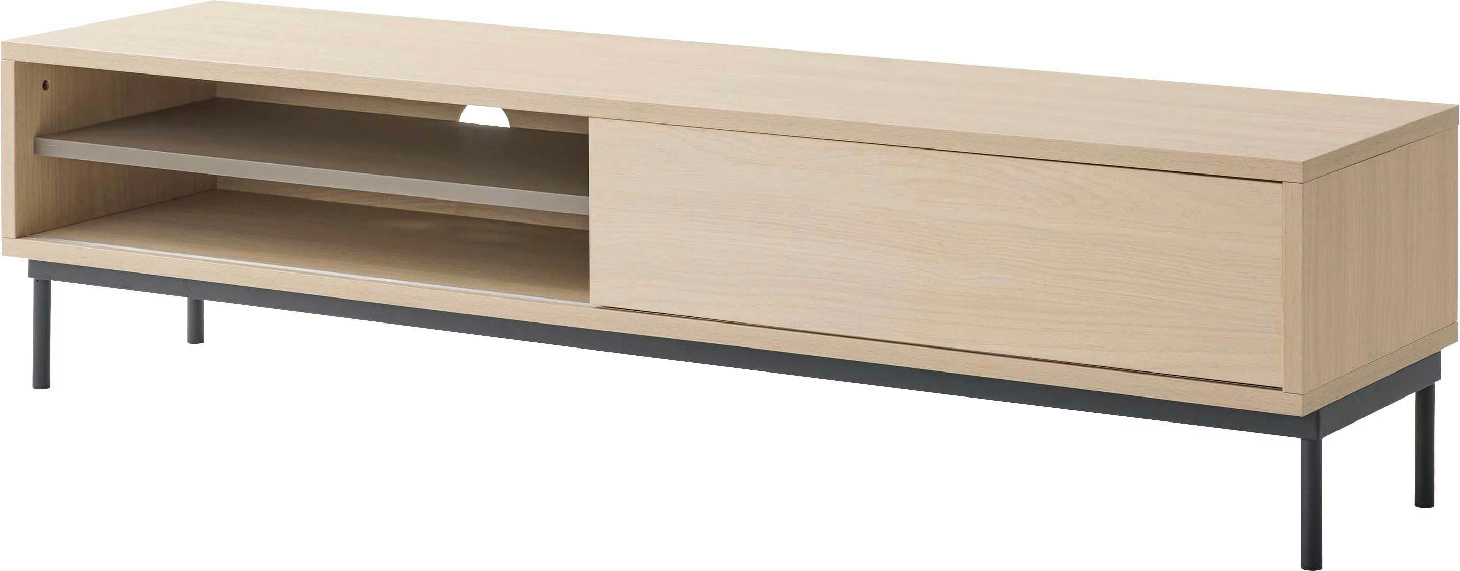 ローボード　／色：ベージュ　／　幅150×奥行38×高さ38cm　／　テレビ台 TVスタンド TV台 ロータイプ おしゃれ AVボード　完成品 【送料込み】