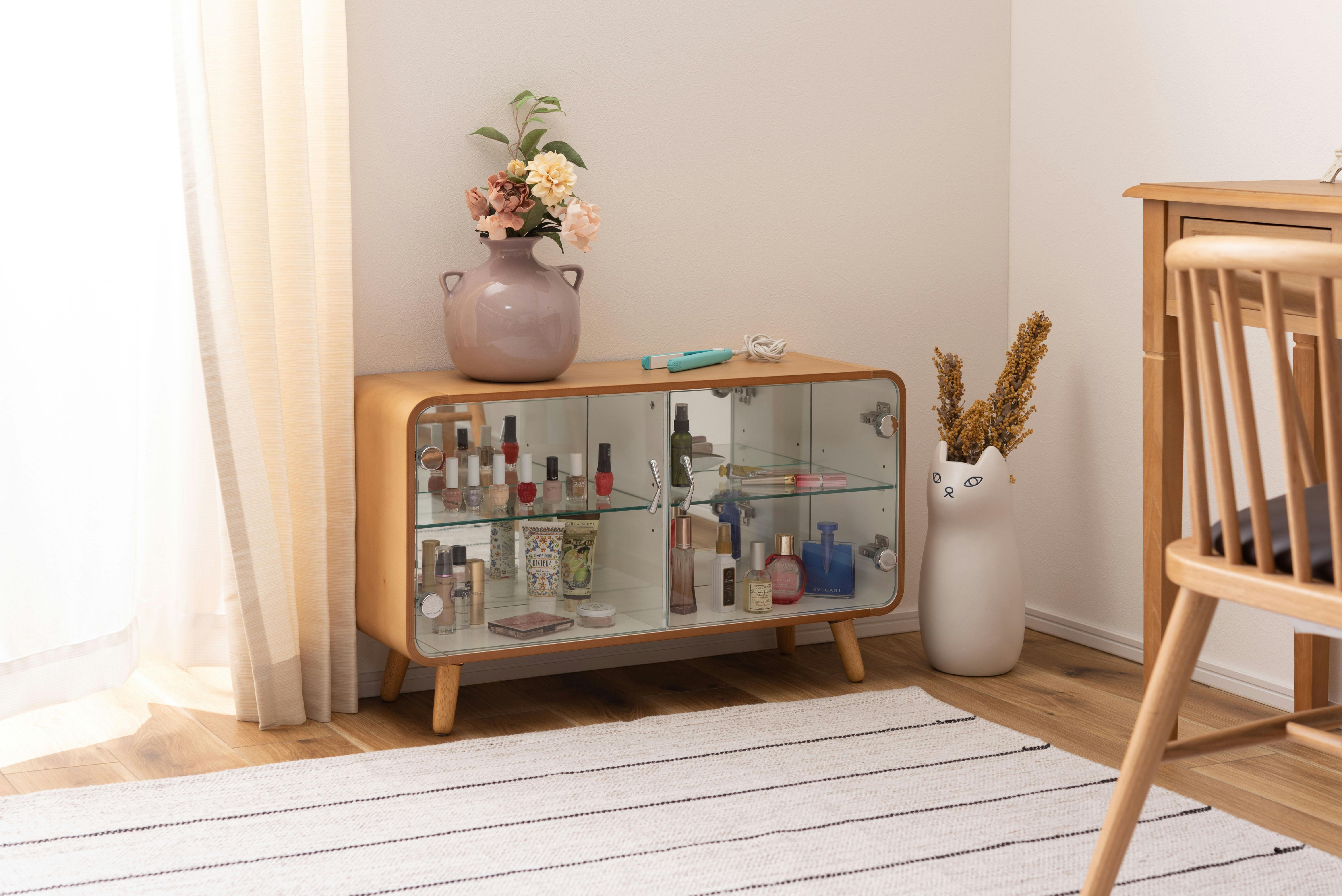 新品 送料込み コレクション シェルフ ロータイプ 棚 1台 幅79.5cm コレクションシェルフ ロータイプ ／色：ナチュラル ／ 幅79.5×奥行25