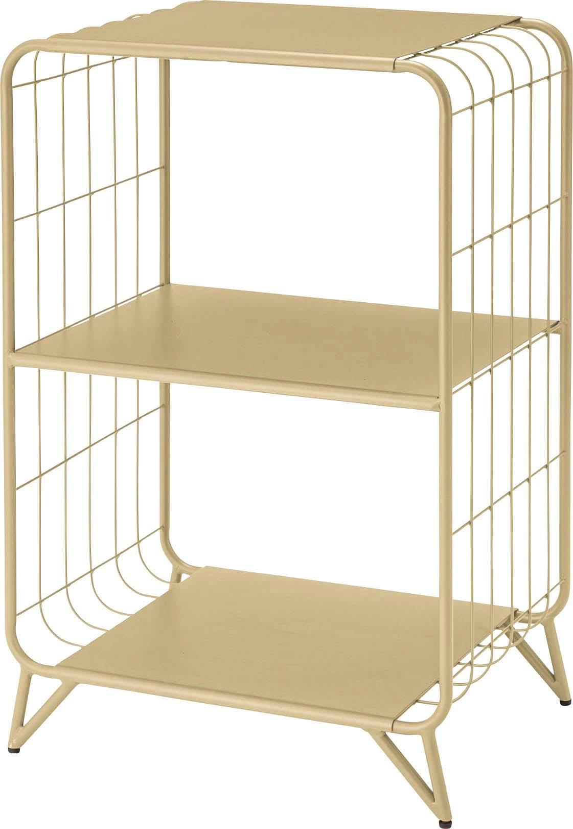 シェルフ　／色：ベージュ　／　幅47.5×奥行36.5×高さ73cm　／　　完成品 【送料込み】