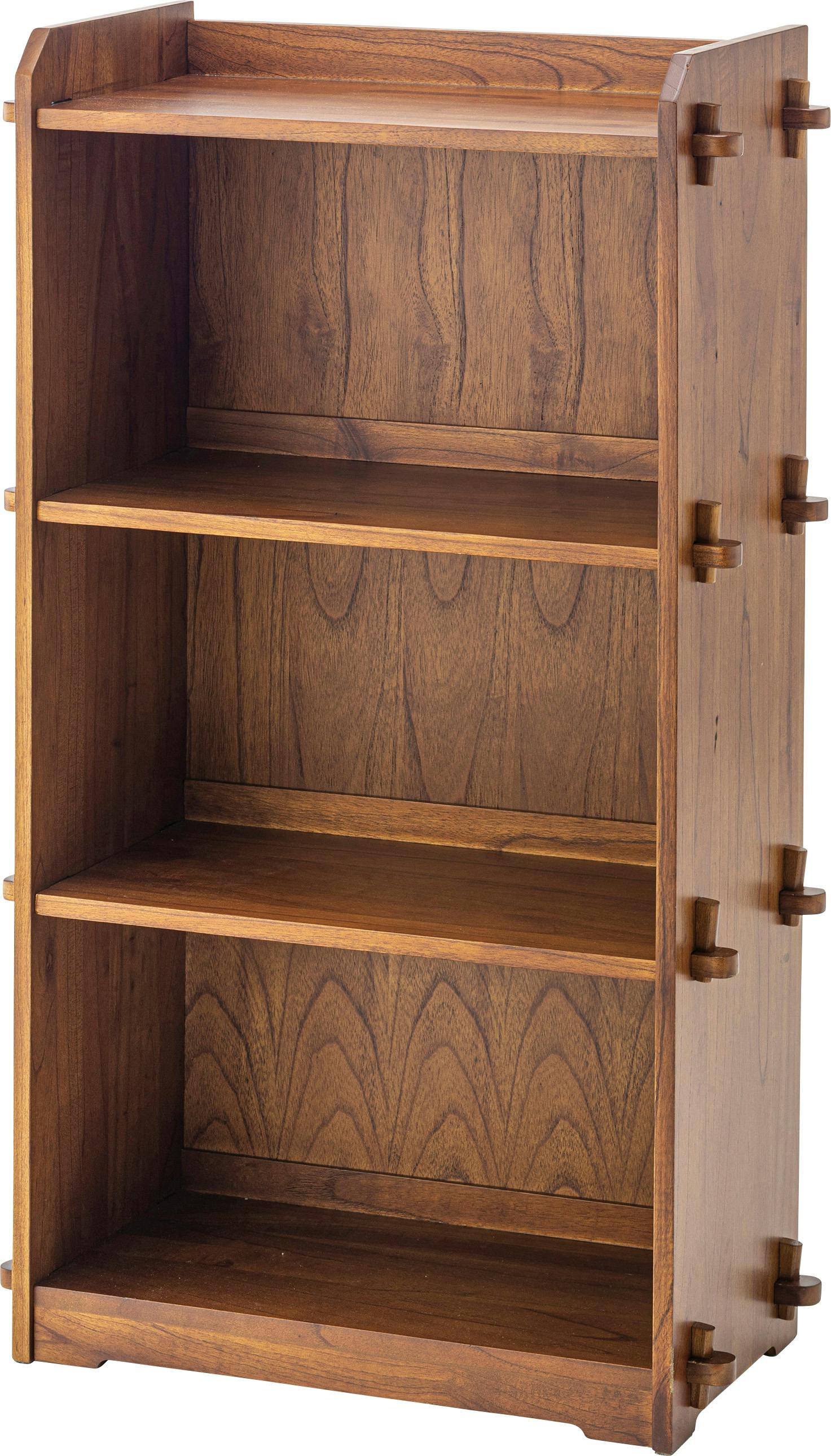 シェルフ3D　／色：ブラウン　／　幅56×奥行27×高さ95cm　／　　組立式 【送料込み】