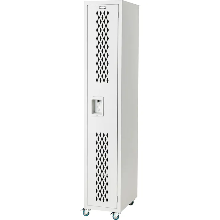 ロック ロッカー /色:アイボリー / 幅30.5×奥行45.5×高さ168cm / 組立式 【送料込み】