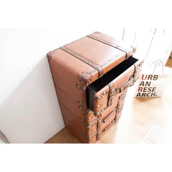 チェスト4D /色:ブラウン / 幅41×奥行31×高さ75.5cm / 完成品 【送料込み】
