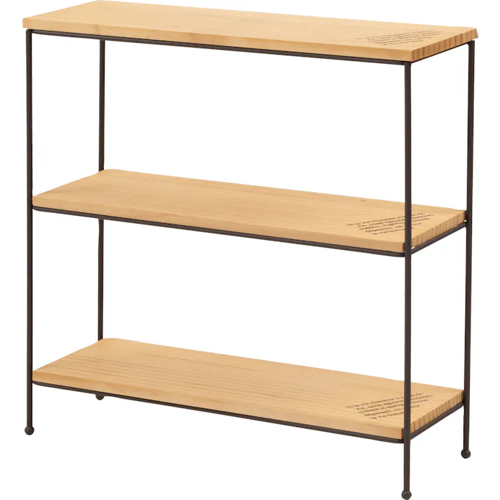 オープンラック /色:ブラウン / 幅40×奥行14×高さ40cm / 完成品 【送料込み】