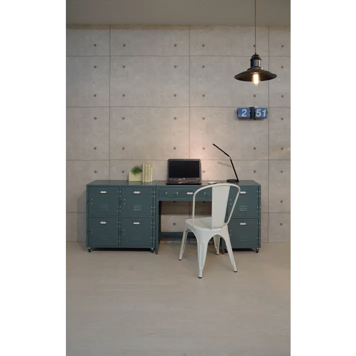 ラルド チェスト4D /色:グリーン / 幅75×奥行37×高さ75cm / 組立式 【送料込み】