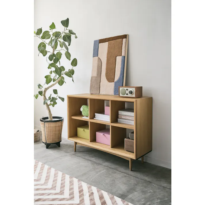 オープンシェルフ /色:ナチュラル / 幅100×奥行34×高さ72cm / 組立式 【送料込み】