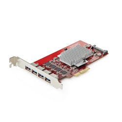 PCIe拡張カード/4ポート USB-A 3.2/PCIe 3.0 x4/標準プロファイル