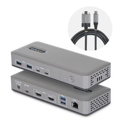 ドック/USB-C/2画面/4K60Hz HDMI/100W/ハブ/LAN/Windows用