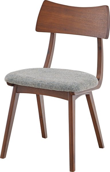 エマ ダイニングチェア　／色：ブラウン　／　幅45×奥行45.5×高さ77.5×座面高44.5cm　／　椅子 おしゃれ ダイニングチェア　完成品 【送料込み】