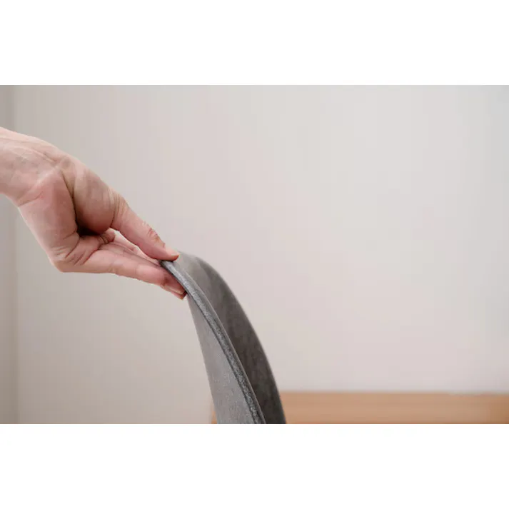 シュタイン チェア /色:グレー / 幅46×奥行55×高さ81×座面高45cm / 椅子 ダイニング リプロダクト イームズチェア DSW リビング 1人掛け アームレス 肘無し モルタル柄 スタイリッシュ 重厚感 インダストリアル おしゃれ 組立式 【送料込み】