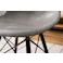 シュタイン チェア /色:グレー / 幅46×奥行55×高さ81×座面高45cm / 椅子 ダイニング リプロダクト イームズチェア DSW リビング 1人掛け アームレス 肘無し モルタル柄 スタイリッシュ 重厚感 インダストリアル おしゃれ 組立式 【送料込み】