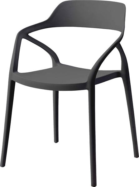 チェア　／色：ブラック　／　幅57×奥行52×高さ79.5×座面高45cm　／　椅子 おしゃれ ダイニングチェア　完成品 【送料込み】