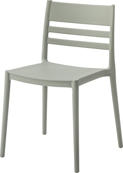 フォース チェア　／色：グリーン　／　幅52×奥行52.5×高さ81×座面高45.5cm　／　チェア ダイニングチェア 椅子 ダイニング リビング スタイリッシュ シンプル おしゃれ カフェ ポリプロピレン 軽量 持ち運び スタッキング可能 収納 かわいい 　完成品 【送料込み】