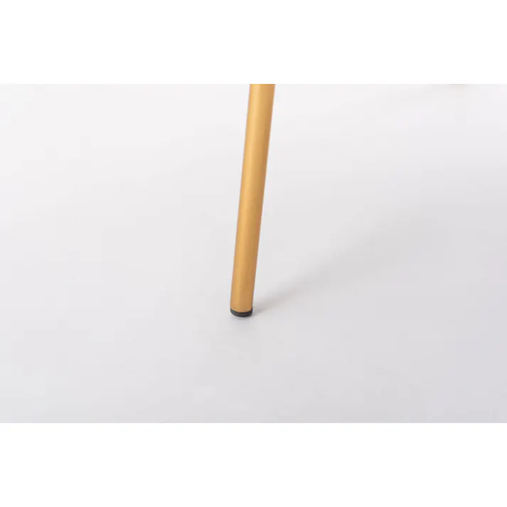 チェア/色:グレー / 幅49×奥行53×高さ75×座面高43cm / チェア イス 椅子 いす 背もたれ 肘掛けなし アームレス シンプル かわいい 淡色 パステル おしゃれ アンティーク ゴールド ベロア ガーリー アイボリー 白 ホワイト ベージュ グレー 灰 組立式 【送料込み】