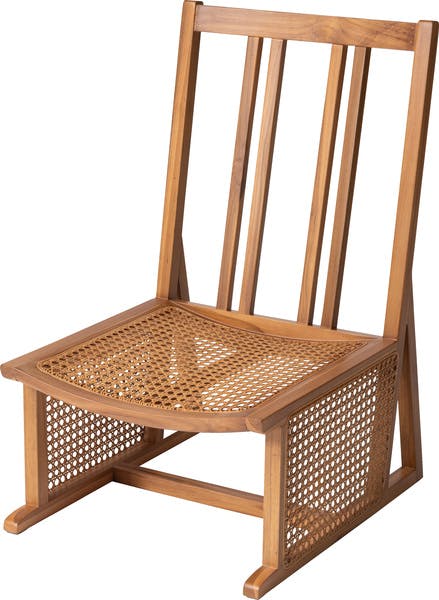 フロアチェア／色：設定なし　／　幅42×奥行51.5×高さ67×座面高25.5cm　／　ラタンチェア チェア 椅子 ラタン 1人掛け フロアチェア ナチュラル シンプル アジアン 籐 天然素材　完成品 【送料込み】