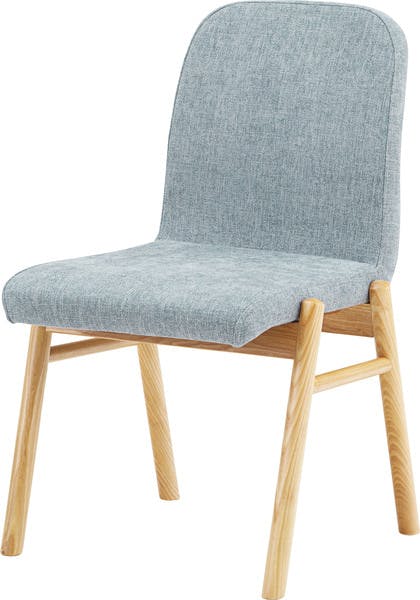 ダイニングチェア／色：グレー　／　幅53×奥行60×高さ85×座面高45cm　／　椅子 おしゃれ ダイニングチェア 北欧　完成品 【送料込み】