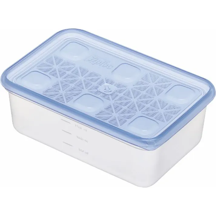 【6点/ケース】保存容器 業務用 ジップロック コンテナー 長方形1900ml 10個入 【送料込み】 旭化成ホームプロダクツ