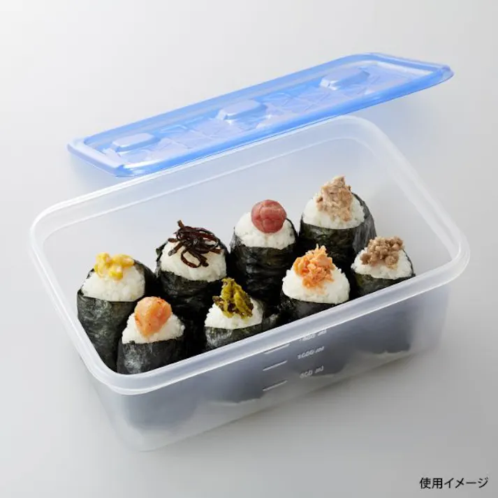 【6点/ケース】保存容器 業務用 ジップロック コンテナー 長方形1900ml 10個入 【送料込み】 旭化成ホームプロダクツ