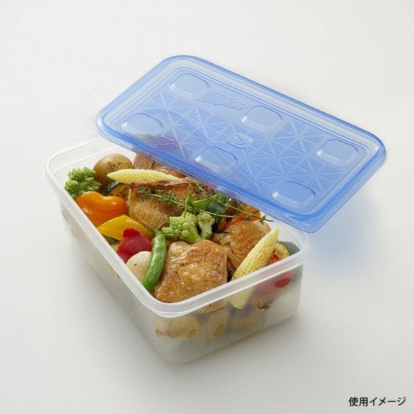 6点/ケース】保存容器 業務用 ジップロック コンテナー 長方形1900ml